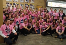 Pink the Rink group shot