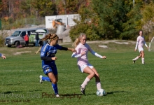 Women's soccer action