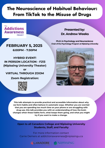 Neuroscience Poster with event information